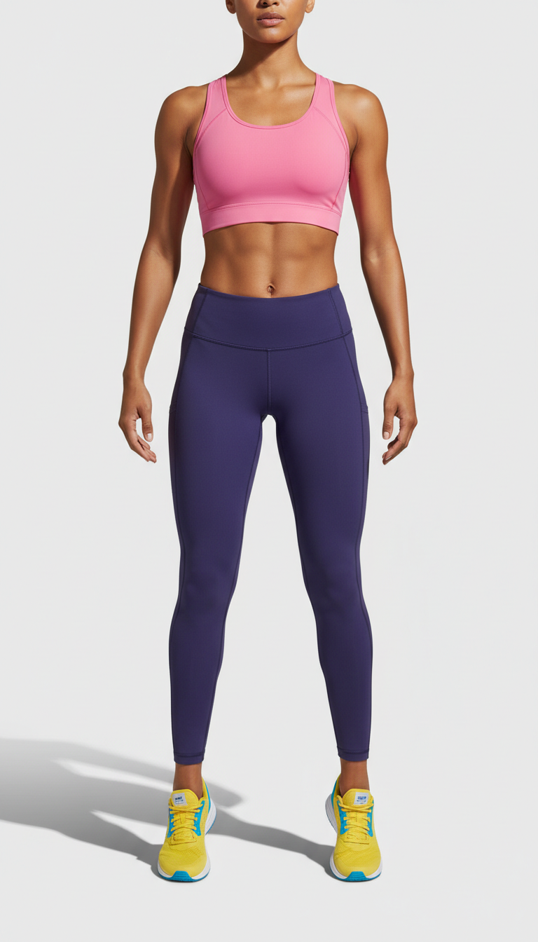 Crop Top With Contrast Piping