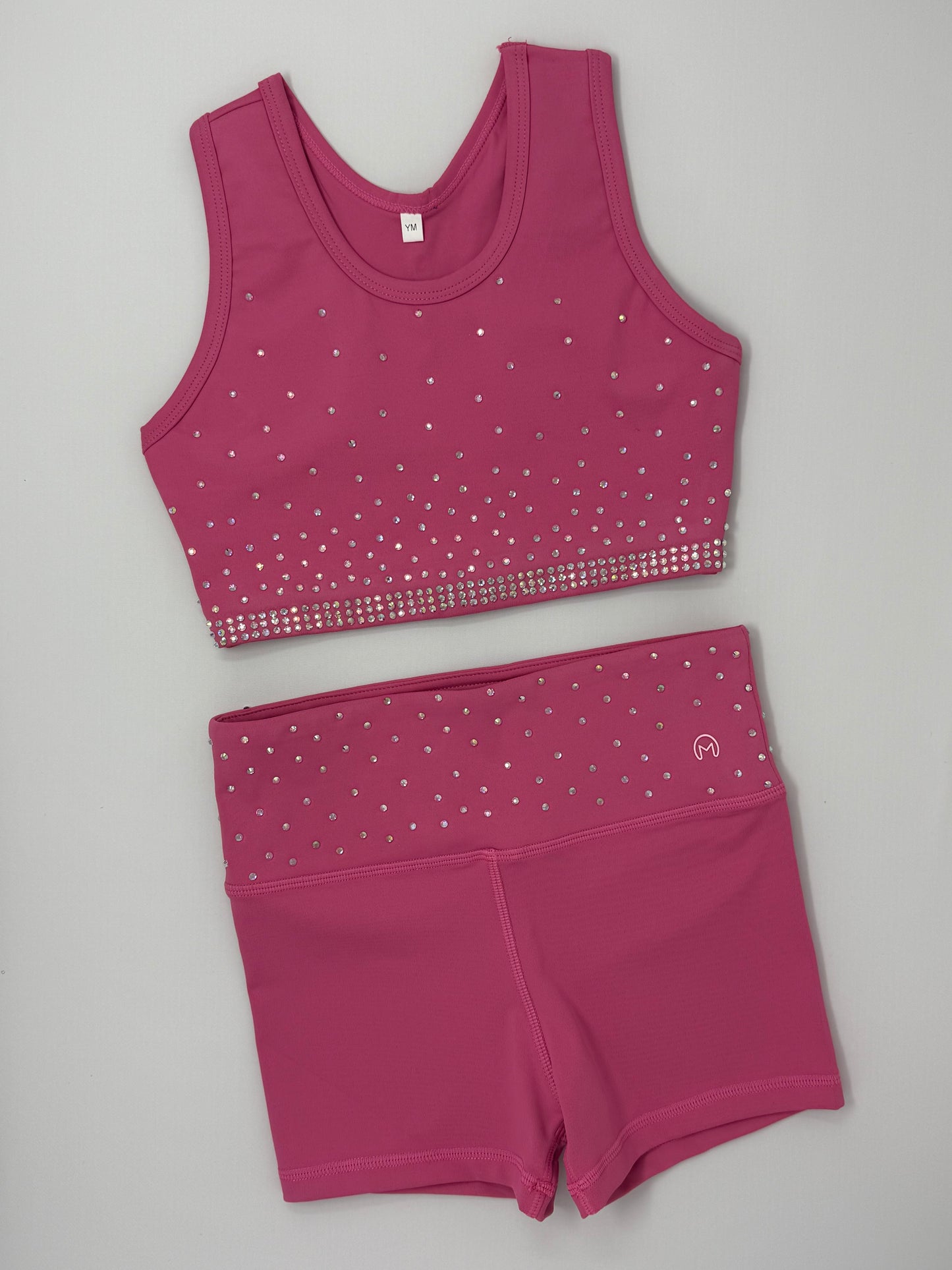 Pink Rhinestone Practice Set