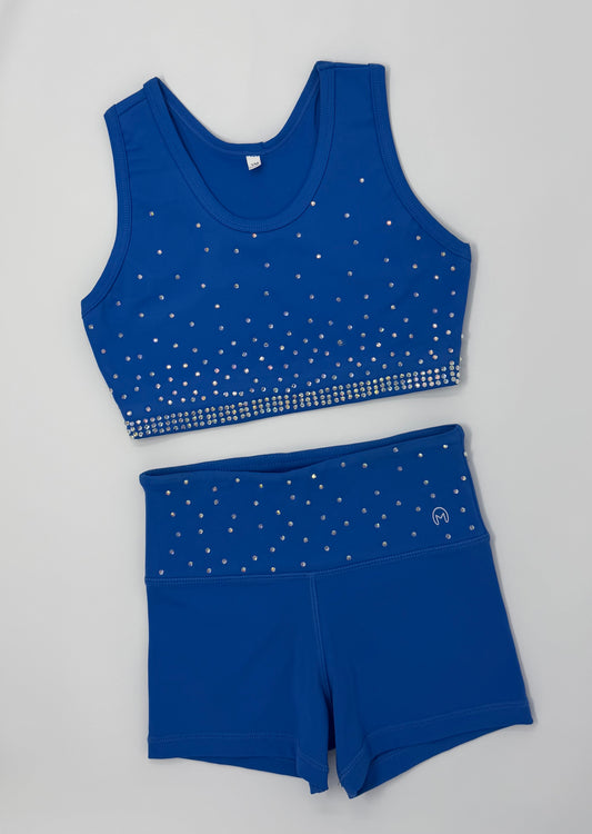Royal Blue Rhinestone Practice Set